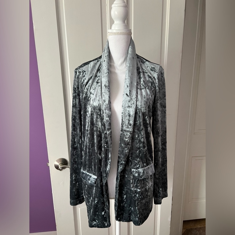 Velvet Gray/Blue Women's Jacket size 12